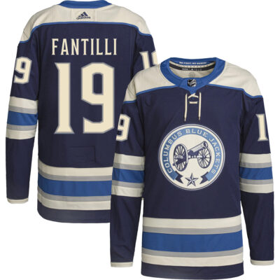 Adam Fantilli Columbus Blue Jackets Blue Alternate Premium Jersey - All Stitched