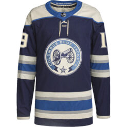 Alternative view of Adam Fantilli Columbus Blue Jackets Blue Alternate Premium Jersey - All Stitched
