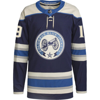 Alternative view of Adam Fantilli Columbus Blue Jackets Blue Alternate Premium Jersey - All Stitched