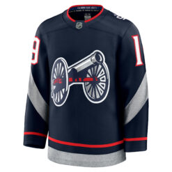 Alternative view of Adam Fantilli Columbus Blue Jackets Navy 2025 NHL Stadium Series Jersey - All Stitched