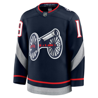 Alternative view of Adam Fantilli Columbus Blue Jackets Navy 2025 NHL Stadium Series Jersey - All Stitched