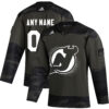Custom New Jersey Devils Camo Military Appreciation Jersey - All Stitched