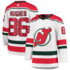 Jack Hughes New Jersey Devils White Heritage Jersey - All Stitched