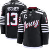 Nico Hischier New Jersey Devils Black Alternate Premium Jersey - All Stitched