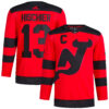 Nico Hischier New Jersey Devils Red 2024 NHL Stadium Series Primegreen Jersey - All Stitched