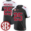 Steve Mboumoua Alabama Crimson Tide Football Alternate Black Jersey w/ SEC Patch - All Stitched