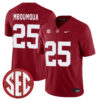 Steve Mboumoua Alabama Crimson Tide Football Crimson Jersey w/ SEC Patch - All Stitched