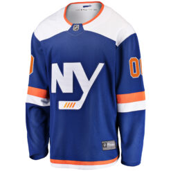 Alternative view of Custom New York Islanders Royal Alternate Jersey - All Stitched