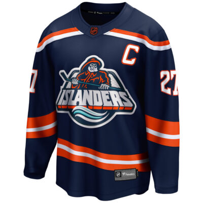 Alternative view of Anders Lee New York Islanders Navy Special Edition 2.0 Jersey - All Stitched