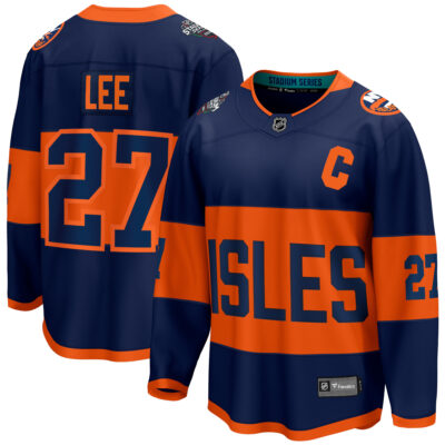 Anders Lee New York Islanders Navy 2024 Stadium Series Jersey - All Stitched