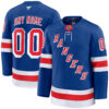 Custom New York Rangers Royal Home Premium Jersey - All Stitched