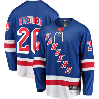 Chris Kreider New York Rangers Royal Home Premium Jersey - All Stitched