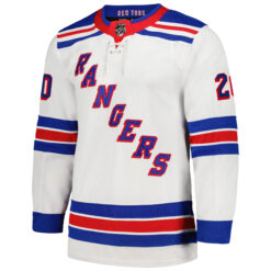 Alternative view of Chris Kreider New York Rangers White Away Primegreen Jersey - All Stitched