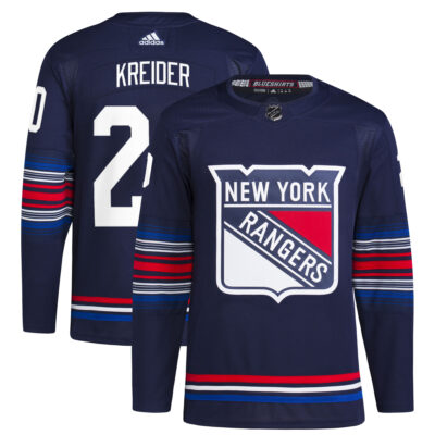 Chris Kreider New York Rangers Navy Alternate Primegreen Jersey - All Stitched