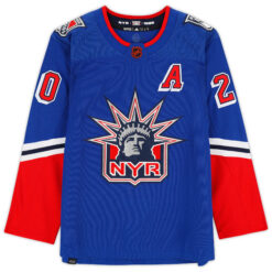 Alternative view of Chris Kreider New York Rangers Royal 2022/23 Reverse Retro Jersey - All Stitched