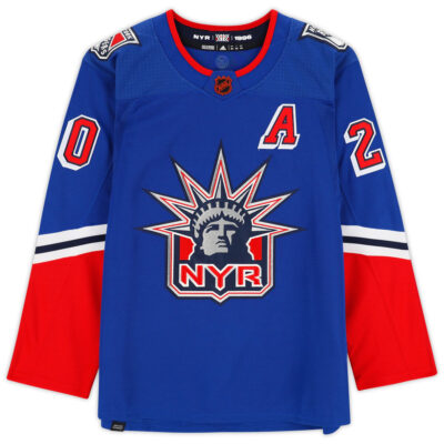 Alternative view of Chris Kreider New York Rangers Royal 2022/23 Reverse Retro Jersey - All Stitched