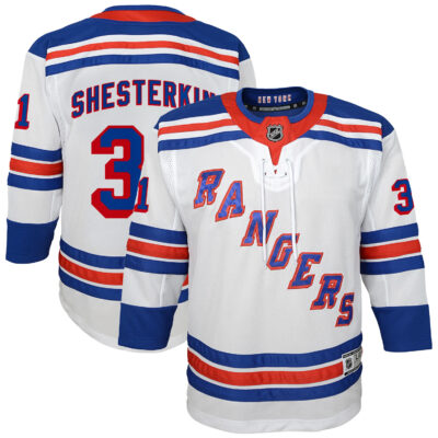 Igor Shesterkin New York Rangers White Away Primegreen Jersey - All Stitched