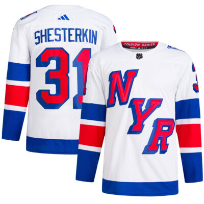 Igor Shesterkin New York Rangers White 2024 Stadium Series Primegreen Jersey - All Stitched