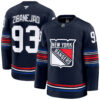 Mika Zibanejad New York Rangers Navy Alternate Premium Jersey - All Stitched