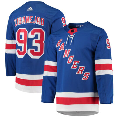 Mika Zibanejad New York Rangers Royal Home Primegreen Jersey - All Stitched