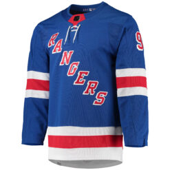 Alternative view of Mika Zibanejad New York Rangers Royal Home Primegreen Jersey - All Stitched