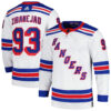 Mika Zibanejad New York Rangers White Away Primegreen Jersey - All Stitched
