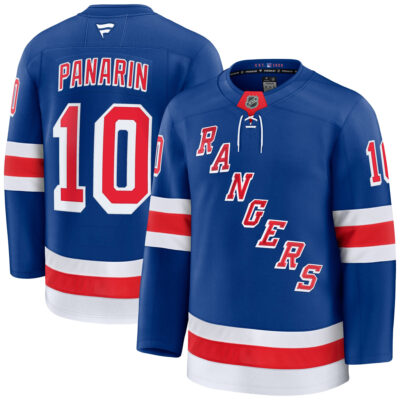 Artemi Panarin New York Rangers Royal Home Premium Jersey - All Stitched