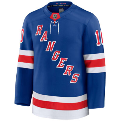 Alternative view of Artemi Panarin New York Rangers Royal Home Premium Jersey - All Stitched