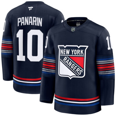 Artemi Panarin New York Rangers Navy Alternate Premium Jersey - All Stitched