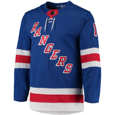 Alternative view of Artemi Panarin New York Rangers Royal Home Primegreen Jersey - All Stitched
