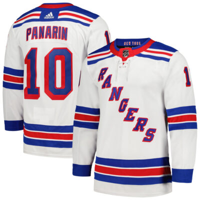 Artemi Panarin New York Rangers White Away Primegreen Jersey - All Stitched