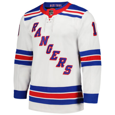 Alternative view of Artemi Panarin New York Rangers White Away Primegreen Jersey - All Stitched