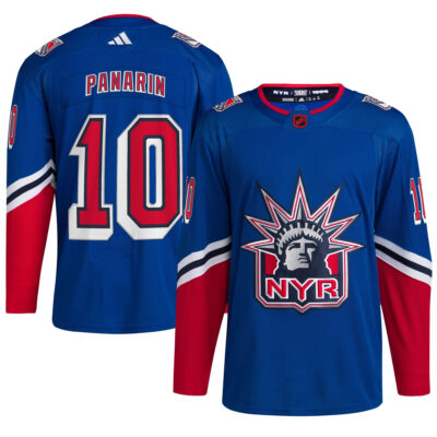 Artemi Panarin New York Rangers Royal Reverse Retro 2.0 Primegreen Jersey - All Stitched