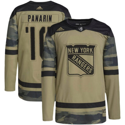 Artemi Panarin New York Rangers Camo Military Appreciation Jersey - All Stitched