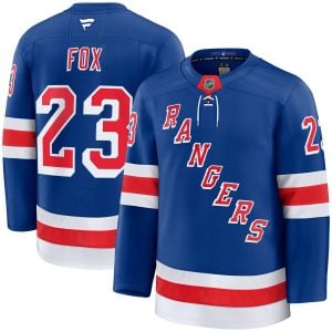 Adam Fox New York Rangers Royal Home Premium Jersey - All Stitched