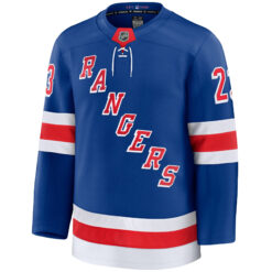 Alternative view of Adam Fox New York Rangers Royal Home Premium Jersey - All Stitched