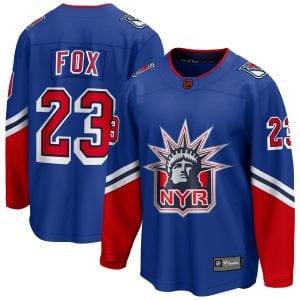 Adam Fox New York Rangers Royal Special Edition 2.0 Jersey - All Stitched