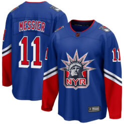 Mark Messier New York Rangers Royal Special Edition 2.0 Jersey - All Stitched