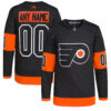 Custom Philadelphia Flyers Black Alternate Primegreen Jersey - All Stitched