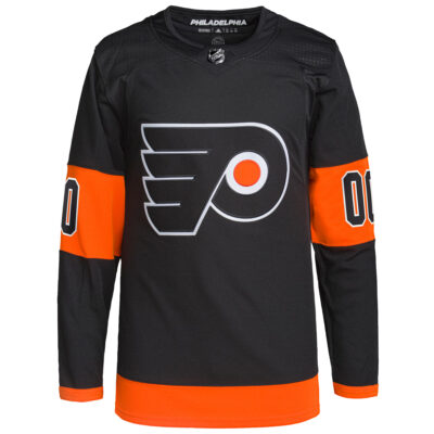 Alternative view of Custom Philadelphia Flyers Black Alternate Primegreen Jersey - All Stitched