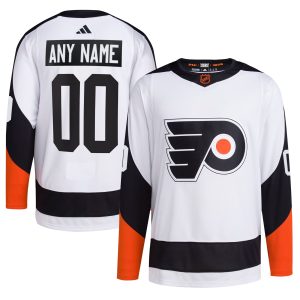 Custom Philadelphia Flyers White Reverse Retro 2.0 Jersey - All Stitched