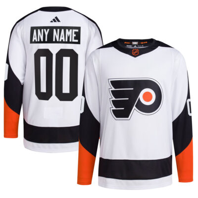 Custom Philadelphia Flyers White Reverse Retro 2.0 Jersey - All Stitched