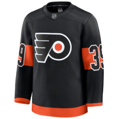 Alternative view of Matvei Michkov Philadelphia Flyers Black Alternate Premium Jersey - All Stitched
