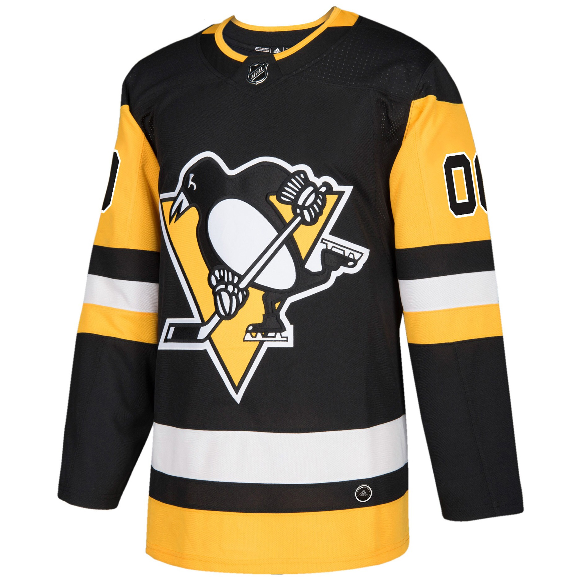 Custom Pittsburgh Penguins Black Home Primegreen Jersey - All Stitched - Image 2
