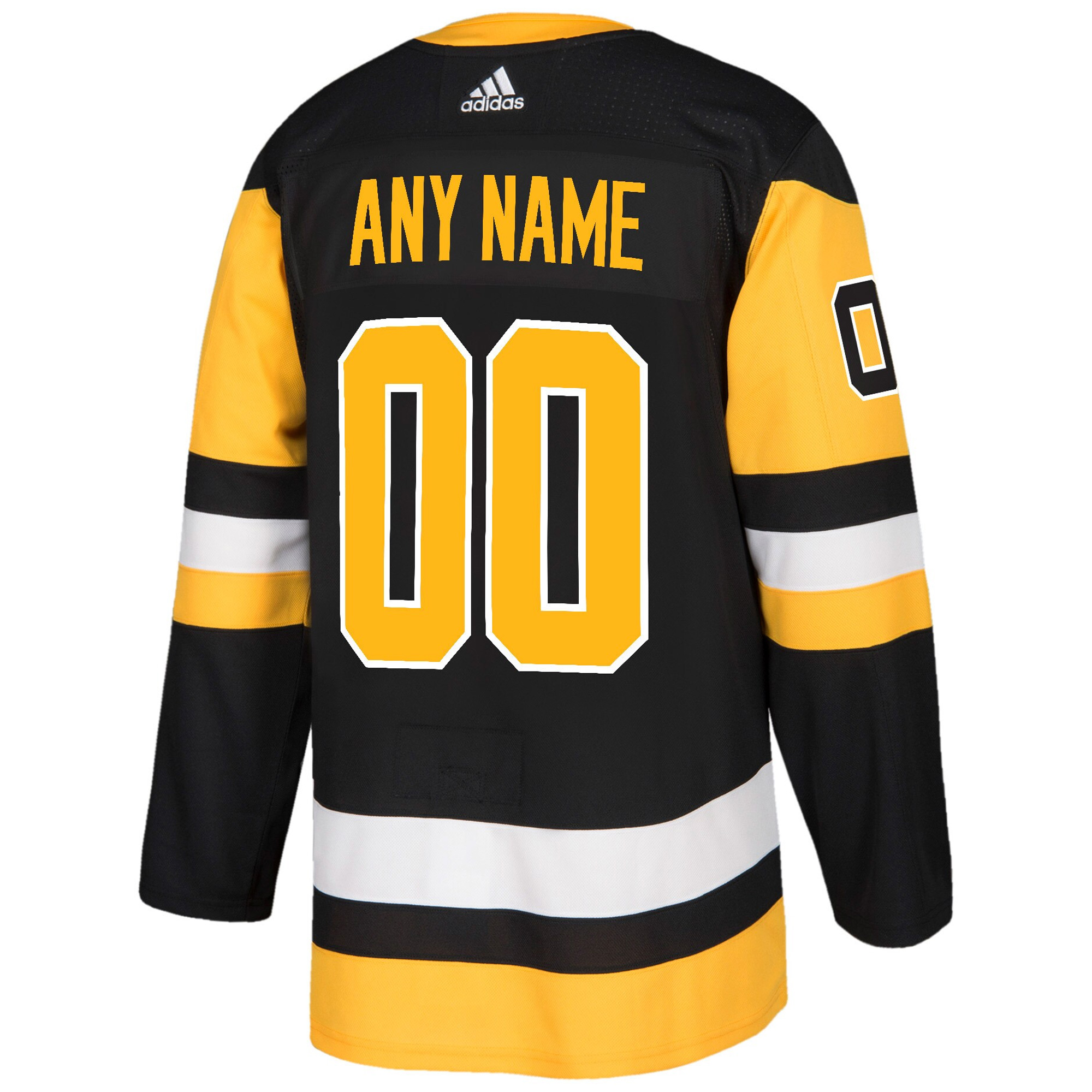 Custom Pittsburgh Penguins Black Home Primegreen Jersey - All Stitched - Image 3