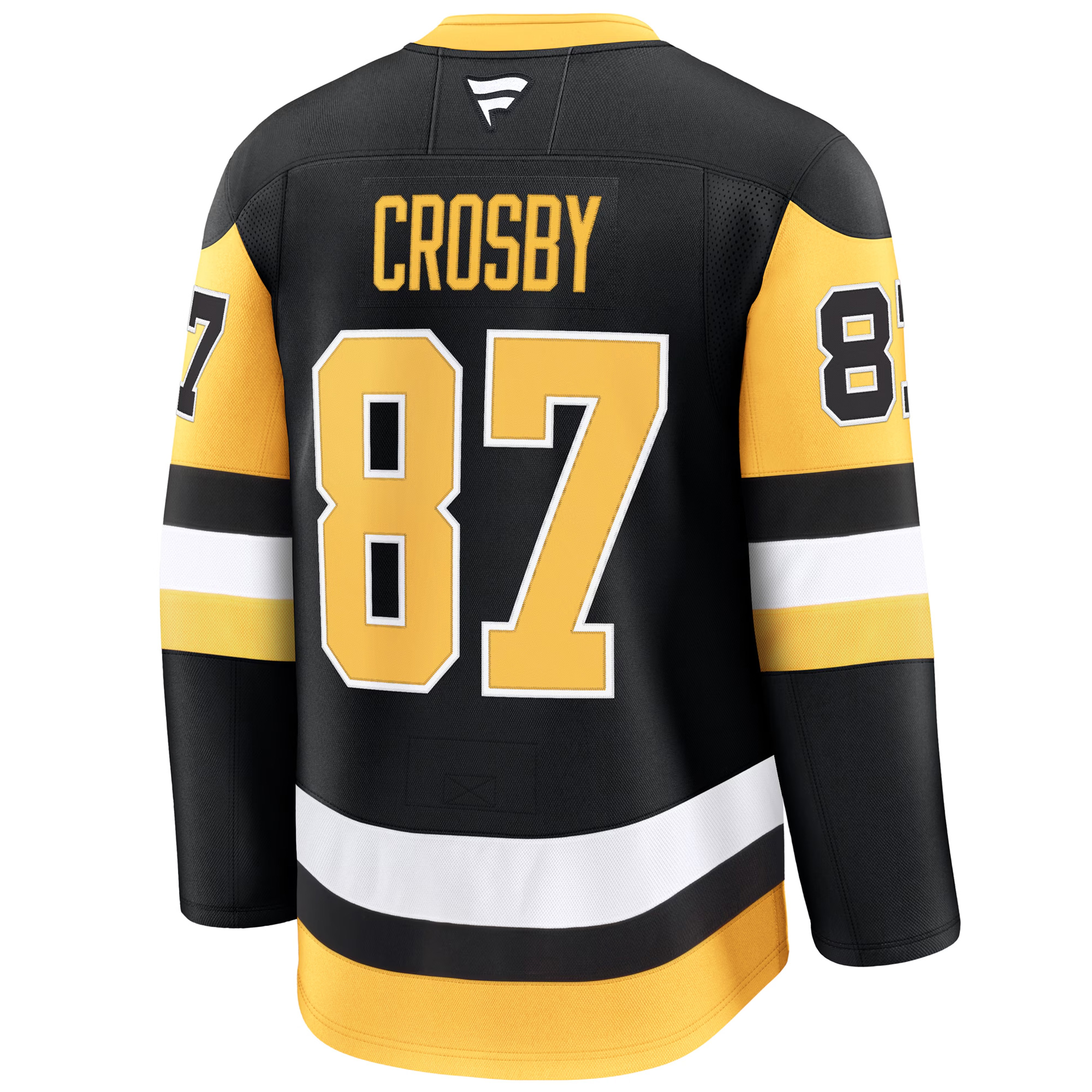 Sidney Crosby Pittsburgh Penguins Black Home Premium Jersey - All Stitched - Image 3
