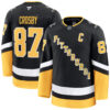 Sidney Crosby Pittsburgh Penguins Black Alternate Premium Jersey - All Stitched