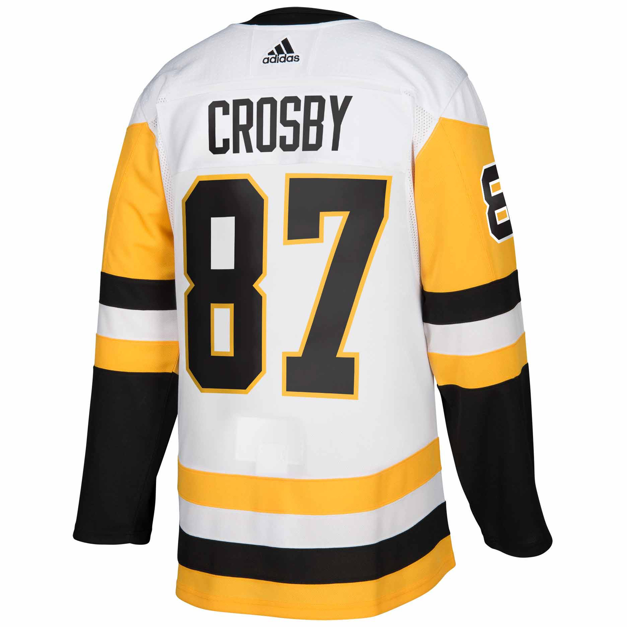 Sidney Crosby Pittsburgh Penguins White Away Primegreen Jersey - All Stitched - Image 3