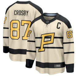 Sidney Crosby Pittsburgh Penguins Cream 2023 Winter Classic Jersey - All Stitched