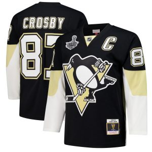 Sidney Crosby Pittsburgh Penguins Black 2008/09 Power Play Jersey - All Stitched